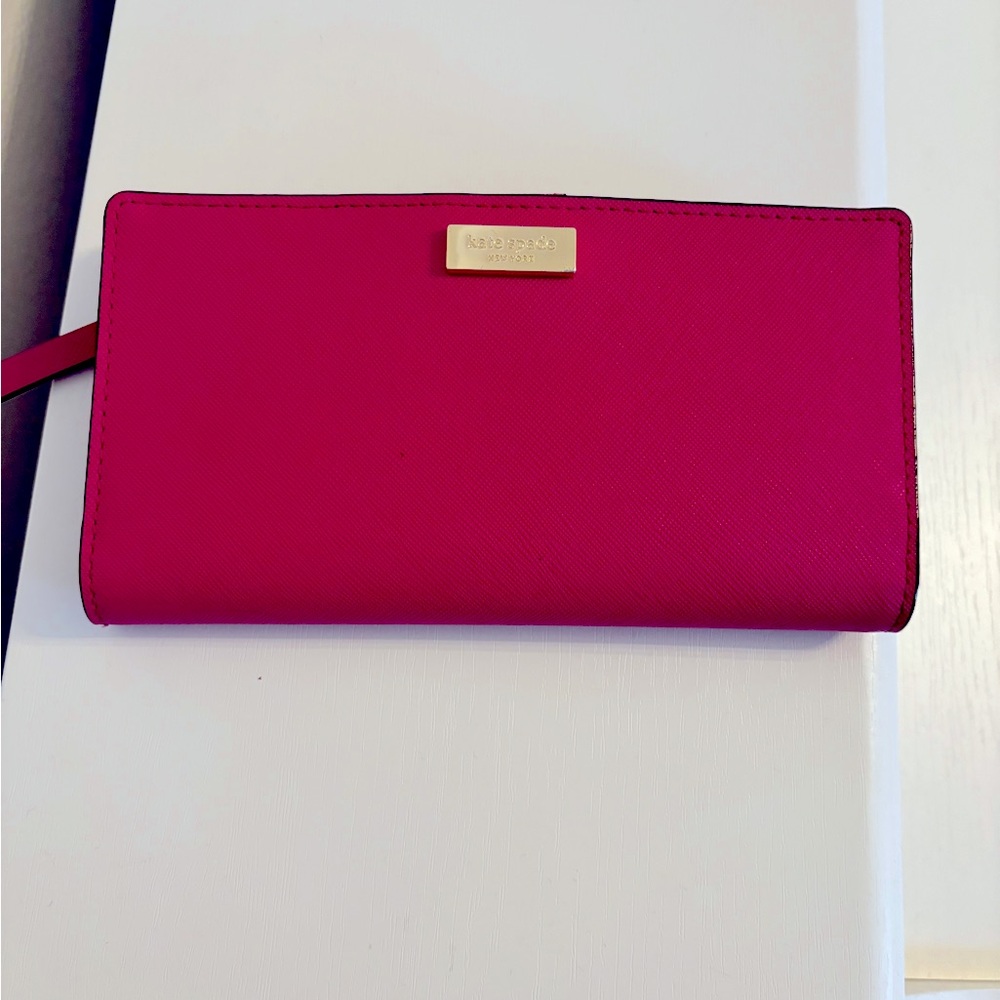 NWOT Kate Spade Pink Women's Bifold Snap Wallet